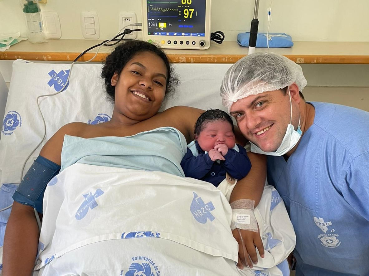 Primeiro bebê de 2026 em Farroupilha é um menino