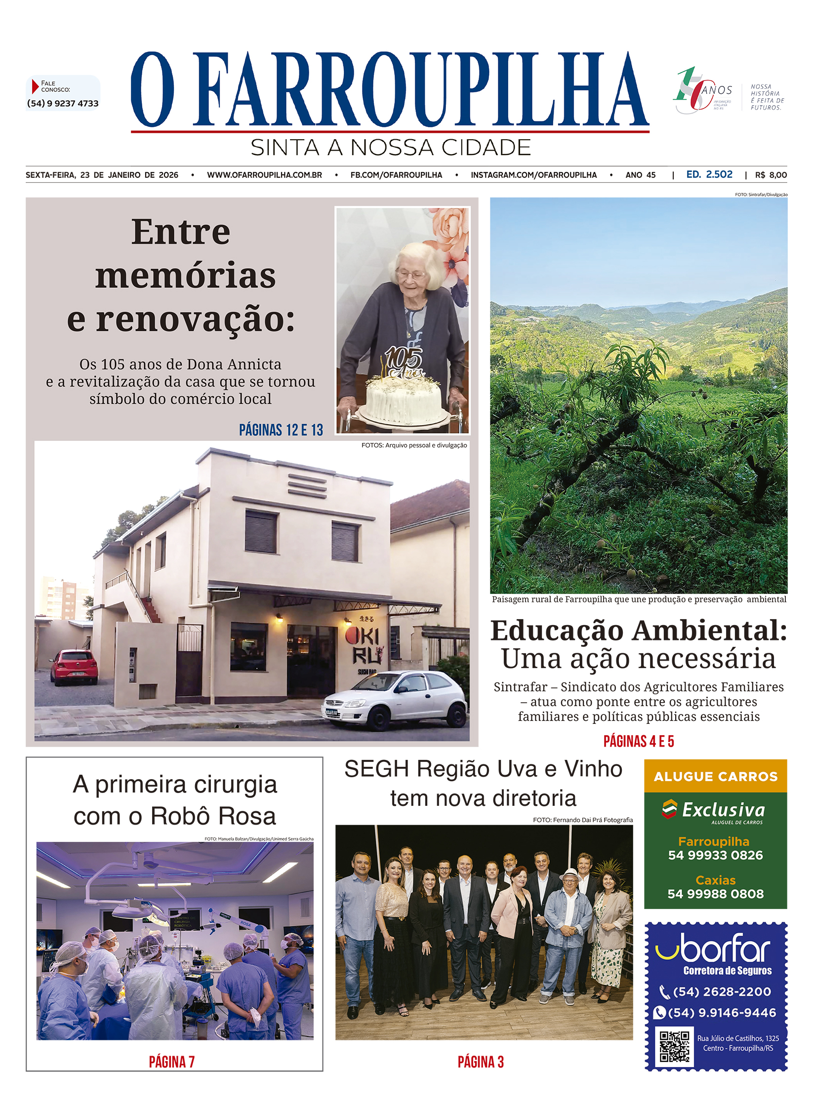 O FARROUPILHA EDIÇÃO IMPRESSA 23–01–2026