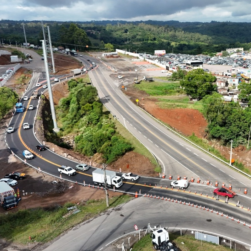 CSG alerta para desvio no quilômetro 71 da ERS-122, em Caxias do Sul