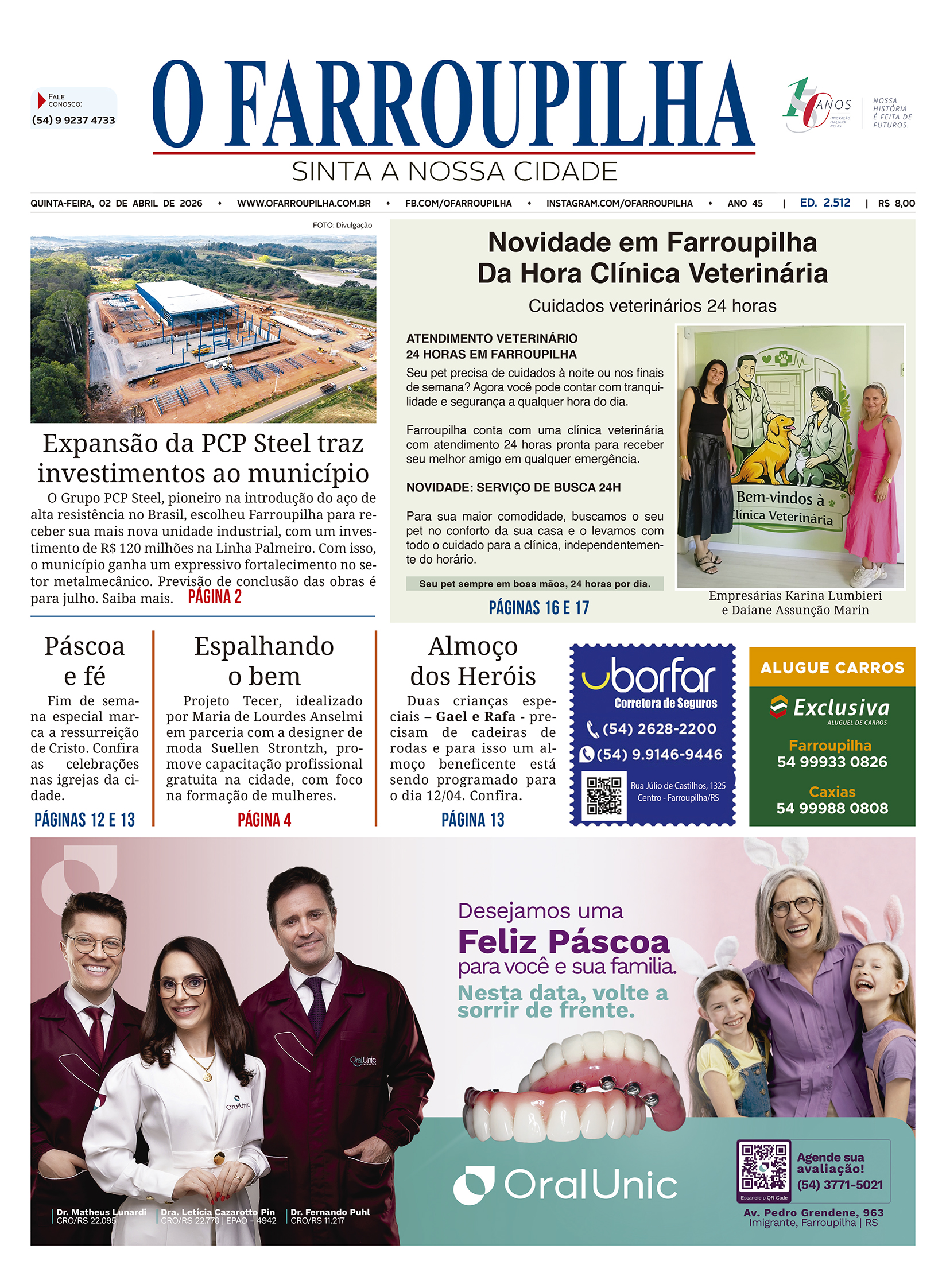 O FARROUPILHA EDIÇÃO IMPRESSA 02–04–2026