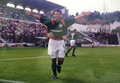Jogo histórico entre Brasil e Juventude, 4x4 no Alfredo Jaconi, com quatro gols de Rodrigo, em 1995. Foto: Italir Gonçalves/Arquivo OF
