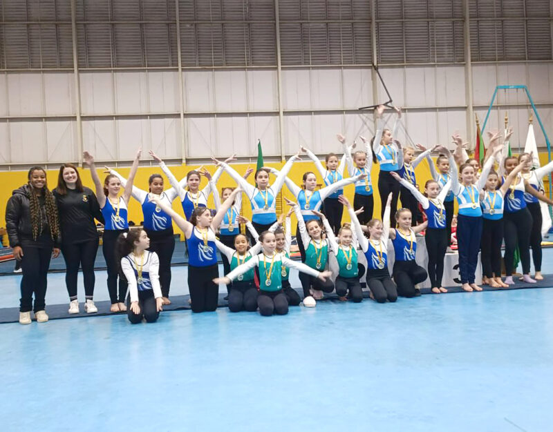 Ginastas de Farroupilha se destacam na I Etapa da Copa Escolar de Ginástica