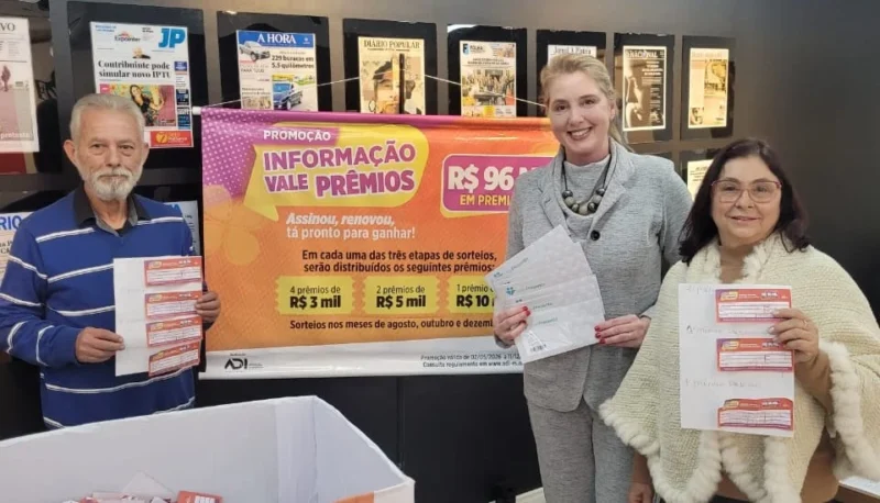 Assinante de O Farroupilha ganha prêmio principal da campanha “Informação Vale Prêmios”